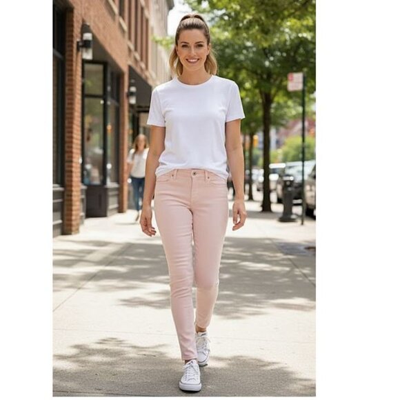 GAP - light pink skinny jeans - Picture 2 of 10